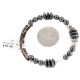 Navajo Natural Hematite Heishi Adjustable Wrap Bracelet NB160131221959 Navajo Natural Hematite Heishi Adjustable Wrap Bracelet NB160131221959