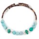 Certified Authentic Navajo Natural Turquoise Blue Quartz Heishi Adjustable Wrap Native American Bracelet 13049-2 Certified Authentic Navajo Natural Turquoise Blue Quartz Heishi Adjustable Wrap Native American Bracelet 13049-2