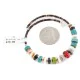 Certified Authentic Navajo Natural Turquoise Gaspeite Coral Heishi Adjustable Wrap Native American Bracelet 13037-2 Certified Authentic Navajo Natural Turquoise Gaspeite Coral Heishi Adjustable Wrap Native American Bracelet 13037-2