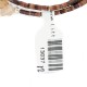 Certified Authentic Navajo Natural Turquoise Carnelian Heishi Adjustable Wrap Native American Bracelet 13037-12