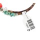 Certified Authentic Navajo Natural Turquoise Coral Heishi Adjustable Wrap Native American Bracelet 13037-13 Certified Authentic Navajo Natural Turquoise Coral Heishi Adjustable Wrap Native American Bracelet 13037-13