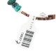 Certified Authentic Navajo Natural Turquoise Gaspeite Heishi Adjustable Wrap Native American Bracelet 13037-7 Certified Authentic Navajo Natural Turquoise Gaspeite Heishi Adjustable Wrap Native American Bracelet 13037-7