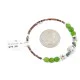 Certified Authentic Navajo Natural Turquoise Green Quartz Heishi Adjustable Wrap Native American Bracelet 13037-1 Certified Authentic Navajo Natural Turquoise Green Quartz Heishi Adjustable Wrap Native American Bracelet 13037-1