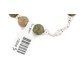 Certified Authentic .925 Sterling Silver Navajo Natural Unakite Native American Bracelet 13040-5