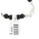 Certified Authentic .925 Sterling Silver Navajo Natural Black Agate Native American Bracelet 13040-3