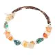 Navajo Natural Turquoise Carnelian Heishi Adjustable Wrap Bracelet 13037-12 Navajo Natural Turquoise Carnelian Heishi Adjustable Wrap Bracelet 13037-12