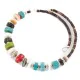 Certified Authentic Navajo Natural Turquoise Gaspeite Coral Heishi Adjustable Wrap Native American Bracelet 13037-2 Certified Authentic Navajo Natural Turquoise Gaspeite Coral Heishi Adjustable Wrap Native American Bracelet 13037-2