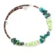 Certified Authentic Navajo Natural Turquoise Gaspeite Heishi Adjustable Wrap Native American Bracelet 13037-7 Certified Authentic Navajo Natural Turquoise Gaspeite Heishi Adjustable Wrap Native American Bracelet 13037-7