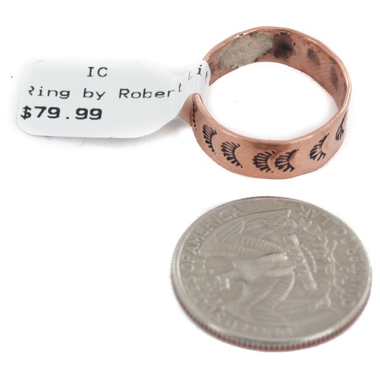 Handmade Navajo Copper Ring NB160209025309