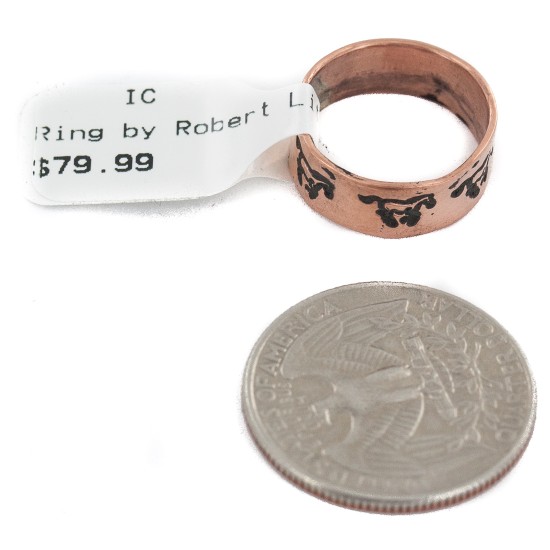 Certified Authentic Handmade Horse Navajo Native American Pure Copper Ring 17094-2 Certified Authentic Handmade Horse Navajo Native American Pure Copper Ring 17094-2