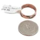 Handmade Horse Certified Authentic Navajo Native American Pure Copper Ring 17093-1 Handmade Horse Certified Authentic Navajo Native American Pure Copper Ring 17093-1