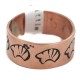 Bear Handmade Certified Authentic Navajo Native American Pure Copper Ring 17092-1