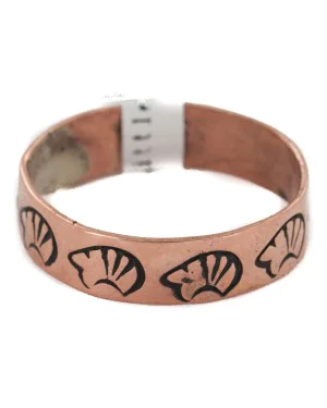 Certified Authentic Handmade Bear Navajo Native American Pure Copper Ring 17091-14 Certified Authentic Handmade Bear Navajo Native American Pure Copper Ring 17091-14