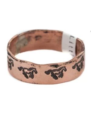Handmade Navajo Copper Horse Ring NB160209041543 17091-6