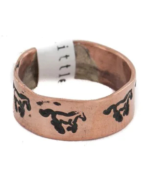 Certified Authentic Handmade Horse Navajo Native American Pure Copper Ring 17094-2 Certified Authentic Handmade Horse Navajo Native American Pure Copper Ring 17094-2