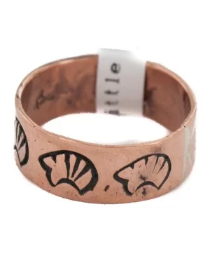 Handmade Certified Authentic Navajo Bear Native American Pure Copper Ring 17092-4 Handmade Certified Authentic Navajo Bear Native American Pure Copper Ring 17092-4