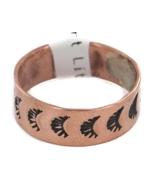 Handmade Navajo Copper Ring NB160209025309