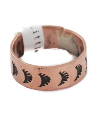 Handmade Certified Authentic Navajo Native American Pure Copper Ring 17093-5 Handmade Certified Authentic Navajo Native American Pure Copper Ring 17093-5