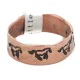 Handmade Horse Certified Authentic Navajo Native American Pure Copper Ring 17093-1 Handmade Horse Certified Authentic Navajo Native American Pure Copper Ring 17093-1