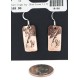 Handmade Certified Authentic Bear Paw Navajo Mountain Pure Copper Dangle Native American Earrings 18166 All Products NB160204000105 18166 (by LomaSiiva)