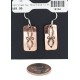 Handmade Certified Authentic Navajo Pure Dangle Copper Native American Earrings 18164 All Products NB160204000542 18164 (by LomaSiiva)