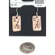 Certified Authentic Handmade Navajo Geco Pure Copper Dangle Native American Earrings 18168 Certified Authentic Handmade Navajo Geco Pure Copper Dangle Native American Earrings 18168