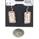 Handmade Certified Authentic Arrow Navajo Pure Copper Native American Dangle Earrings 18170-7
