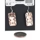 Handmade Certified Authentic Pure Copper Navajo Native American Dangle Earrings 18170-8 Handmade Certified Authentic Pure Copper Navajo Native American Dangle Earrings 18170-8