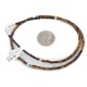 Certified Authentic Navajo .925 Sterling Silver Natural Tigers Eye Turquoise Native American Necklace 790110