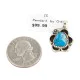 Navajo Certified Authentic .925 Sterling Silver Handmade Natural Turquoise Native American Pendant 18173-2 Navajo Certified Authentic .925 Sterling Silver Handmade Natural Turquoise Native American Pendant 18173-2