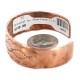 Navajo Handmade Certified Authentic Native American Pure Copper Bracelet 13050 Navajo Handmade Certified Authentic Native American Pure Copper Bracelet 13050