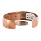 Navajo Handmade Certified Authentic Native American Pure Copper Bracelet 13050