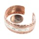 Navajo .925 Sterling Silver Certified Authentic Horse Handmade Native American Pure Copper Bracelet 13055-8
