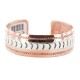 Navajo .925 Sterling Silver Handmade Certified Authentic Native American Pure Copper Bracelet 13055-7 Navajo .925 Sterling Silver Handmade Certified Authentic Native American Pure Copper Bracelet 13055-7