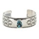 Nickel Navajo Handmade Certified Authentic Natural Turquoise Native American Bracelet 13026-8 Nickel Navajo Handmade Certified Authentic Natural Turquoise Native American Bracelet 13026-8