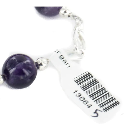 Certified Authentic Navajo Nickel Natural Amethyst Native American Bracelet 13064-5 Certified Authentic Navajo Nickel Natural Amethyst Native American Bracelet 13064-5