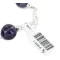 Certified Authentic Navajo Nickel Natural Amethyst Native American Bracelet 13064-5 Certified Authentic Navajo Nickel Natural Amethyst Native American Bracelet 13064-5