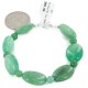 Certified Authentic Nickel Navajo Natural Jade Native American Bracelet 13064-3 Certified Authentic Nickel Navajo Natural Jade Native American Bracelet 13064-3