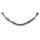 Certified Authentic Navajo .925 Sterling Silver Natural Turquoise Coral Native American Necklace 15771-200 Certified Authentic Navajo .925 Sterling Silver Natural Turquoise Coral Native American Necklace 15771-200