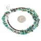 Certified Authentic Navajo .925 Sterling Silver Turquoise Native American Necklace 15851-380