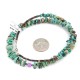 Certified Authentic Navajo .925 Sterling Silver Natural Turquoise Quartz Native American Necklace 15851-139