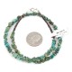 Certified Authentic Navajo .925 Sterling Silver Natural Turquoise Native American Necklace 15851-111