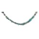 Certified Authentic Navajo .925 Sterling Silver Natural Turquoise Hematite Native American Necklace 15979-50 Certified Authentic Navajo .925 Sterling Silver Natural Turquoise Hematite Native American Necklace 15979-50
