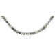 Certified Authentic Navajo .925 Sterling Silver Natural Hematite Green Jasper Native American Delicate Necklace Chain 15963-20 Certified Authentic Navajo .925 Sterling Silver Natural Hematite Green Jasper Native American Delicate Necklace Chain 15963-20