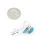 .925 Sterling Silver Handmade Certified Authentic Navajo Natural Turquoise Native American Ring 18187-7 .925 Sterling Silver Handmade Certified Authentic Navajo Natural Turquoise Native American Ring 18187-7