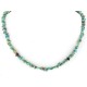 Certified Authentic Navajo .925 Sterling Silver Natural Turquoise Black Onyx Native American Necklace 15851-121