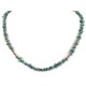 Certified Authentic Navajo .925 Sterling Silver Natural Turquoise Coral Native American Necklace 15771-200 Certified Authentic Navajo .925 Sterling Silver Natural Turquoise Coral Native American Necklace 15771-200