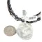 Handmade Navajo .925 Sterling Silver Turquoise Black Onyx Snowflakes Obsidian Necklace NB160212182127