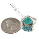 Navajo .925 Sterling Silver Handmade Certified Authentic Natural Turquoise Native American Ring 18187-9 Navajo .925 Sterling Silver Handmade Certified Authentic Natural Turquoise Native American Ring 18187-9