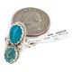 Navajo .925 Sterling Silver Handmade Certified Authentic Turquoise Native American Ring 18187-10 Navajo .925 Sterling Silver Handmade Certified Authentic Turquoise Native American Ring 18187-10
